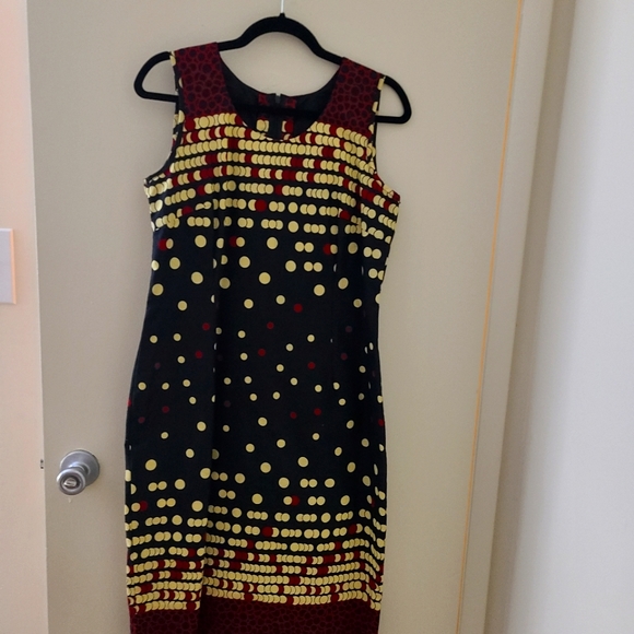 Beautiful, new, multicolored, 100% cotton size 8 dress - Picture 3 of 3